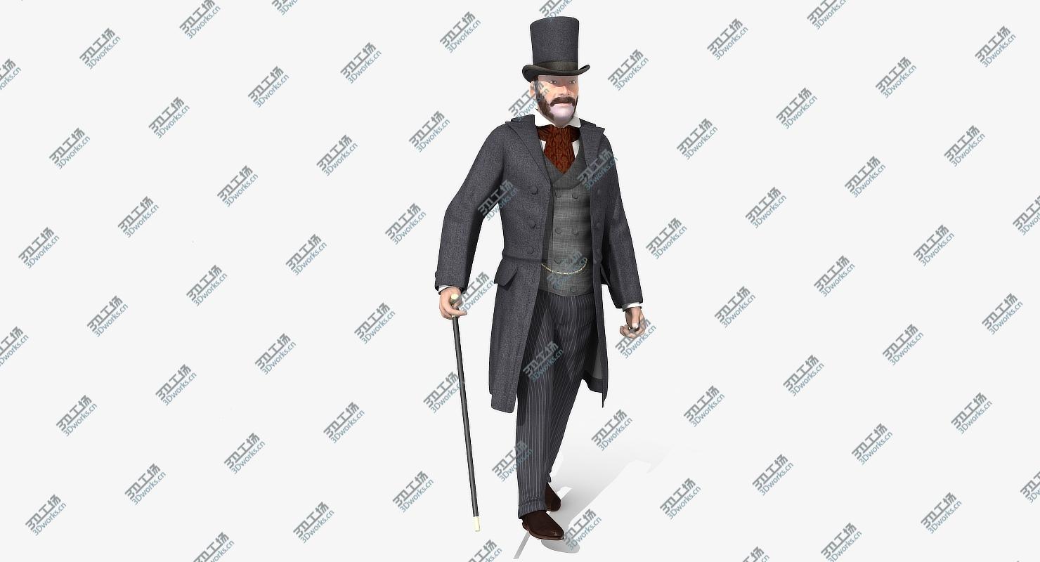 images/goods_img/2021040235/Victorian Gent - Rigged - one model 2 versions 3D model/2.jpg